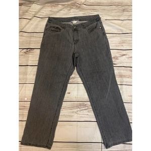 Christopher & Banks Size 12 Gray Jeans Glitter